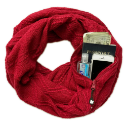 infinity scarf to help ditch the purse