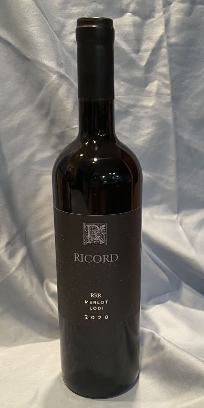 ricord merlot with homemade protein bars